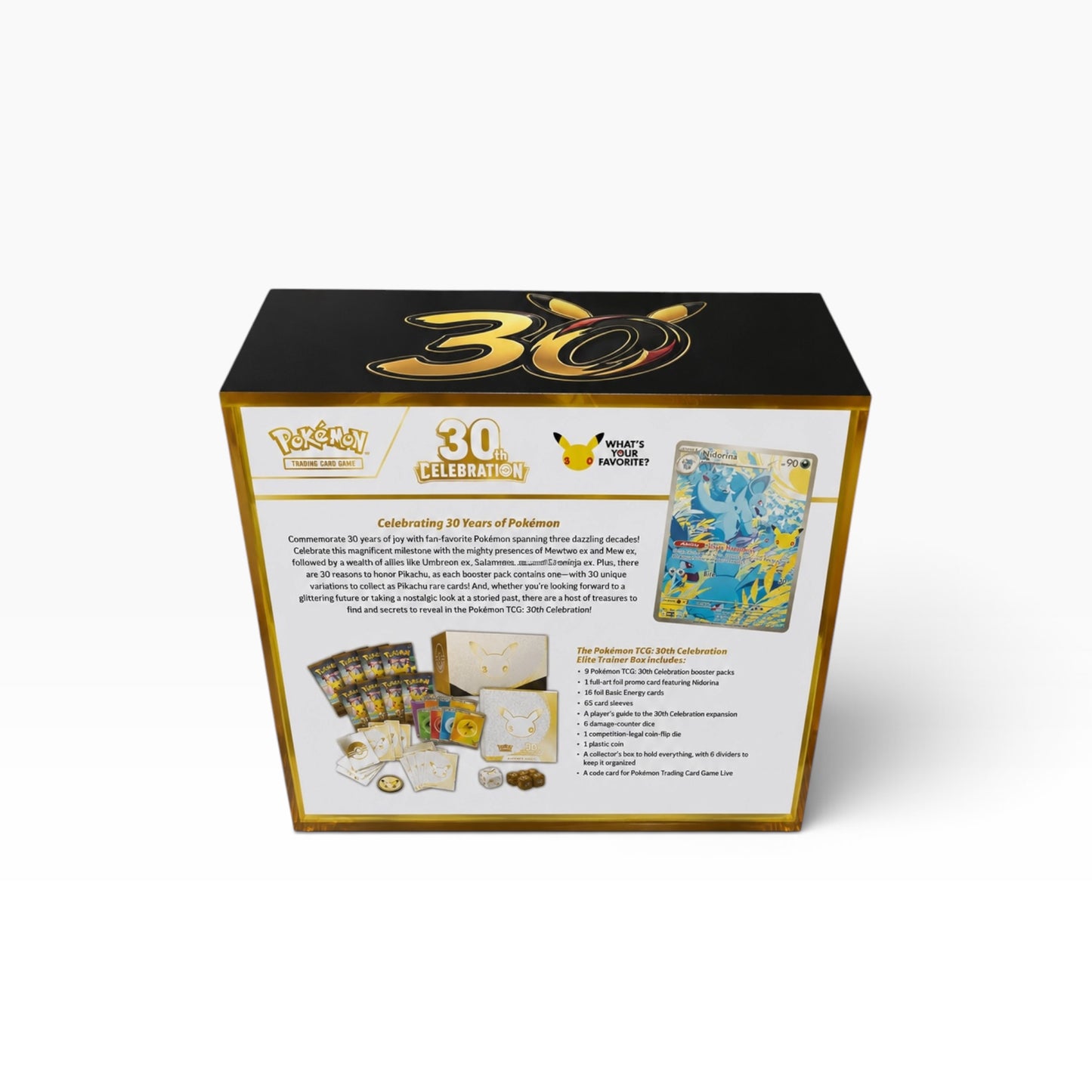 “Big 30” Limited Edition ETB Acrylic Case