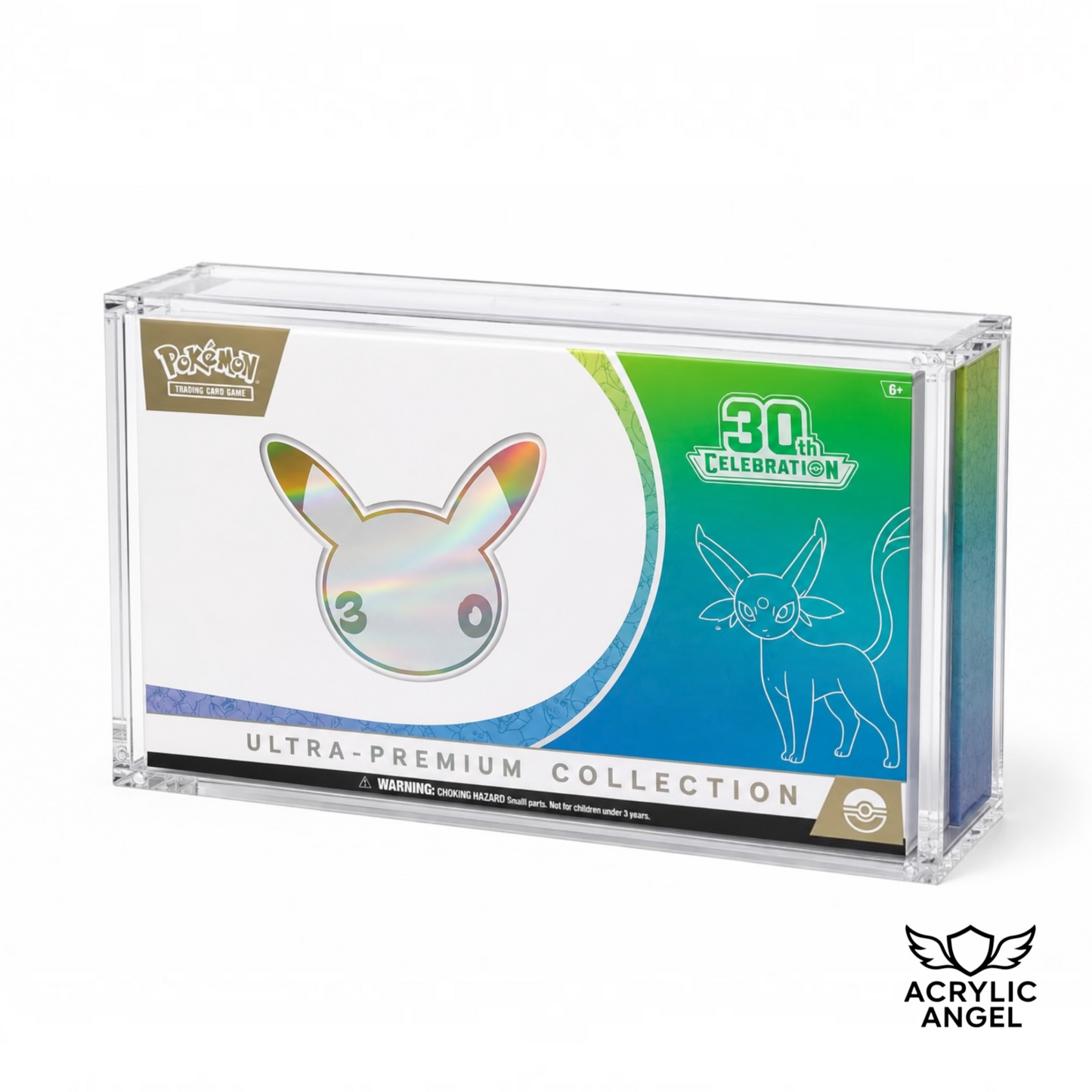 Pokémon 30th Anniversary UPC Acrylic Display Case