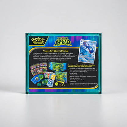 Pokémon ETB Acrylic Display Case With Magnetic Lid – 12 Colors