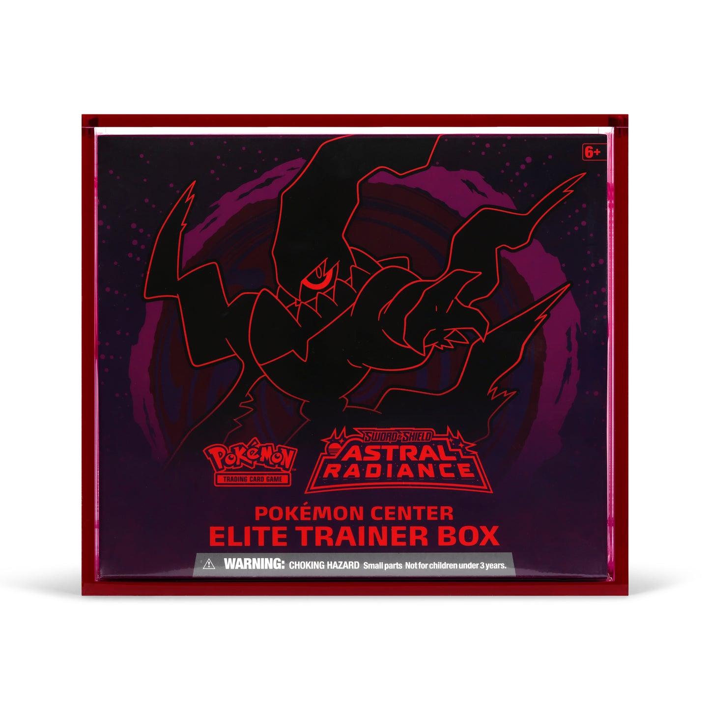 Phantom Purple Acrylic Display Case for Pokémon Elite Trainer Boxes With Magnetic Lid