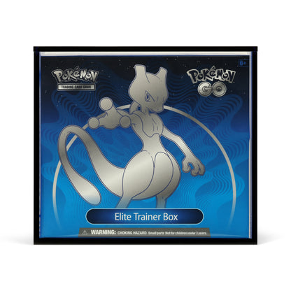 Sapphire Blue Acrylic Display Case for Pokémon Elite Trainer Boxes With Magnetic Lid