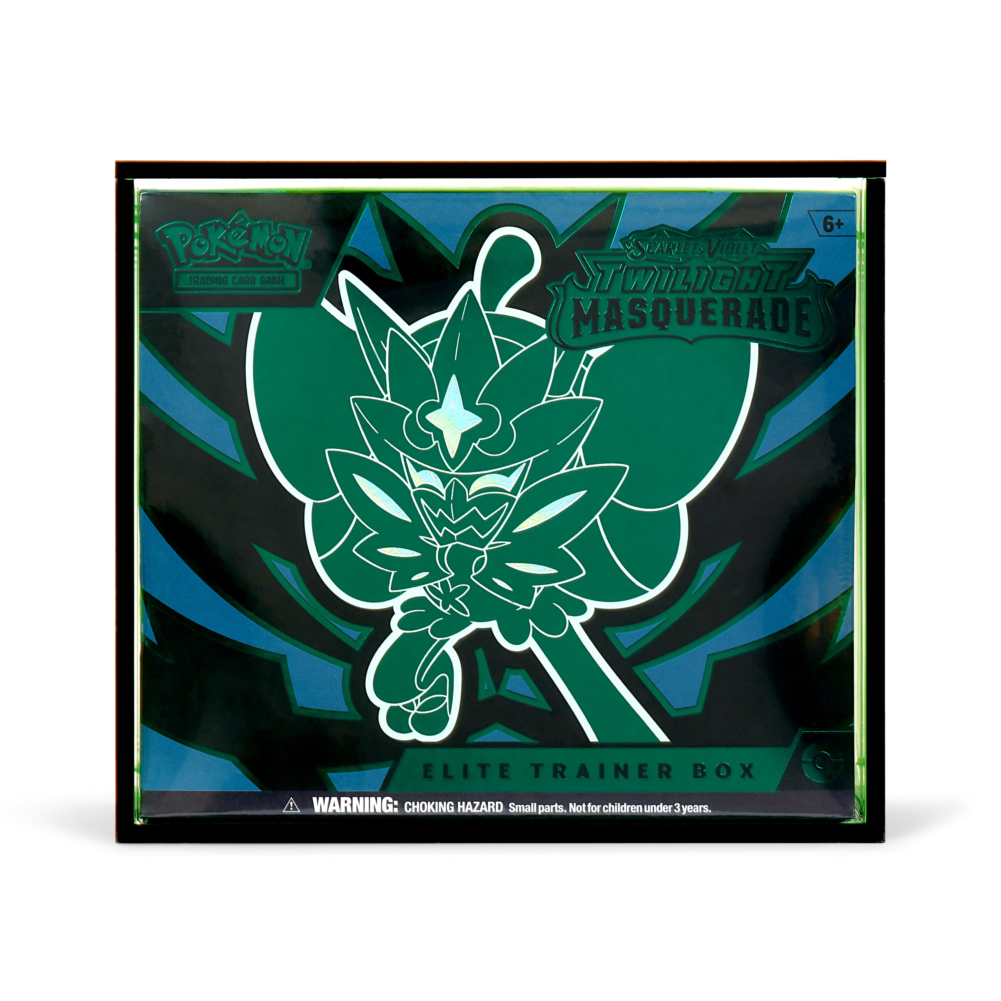 Emerald Green Acrylic ETB Case With Magnetic Lid | Pokémon Elite