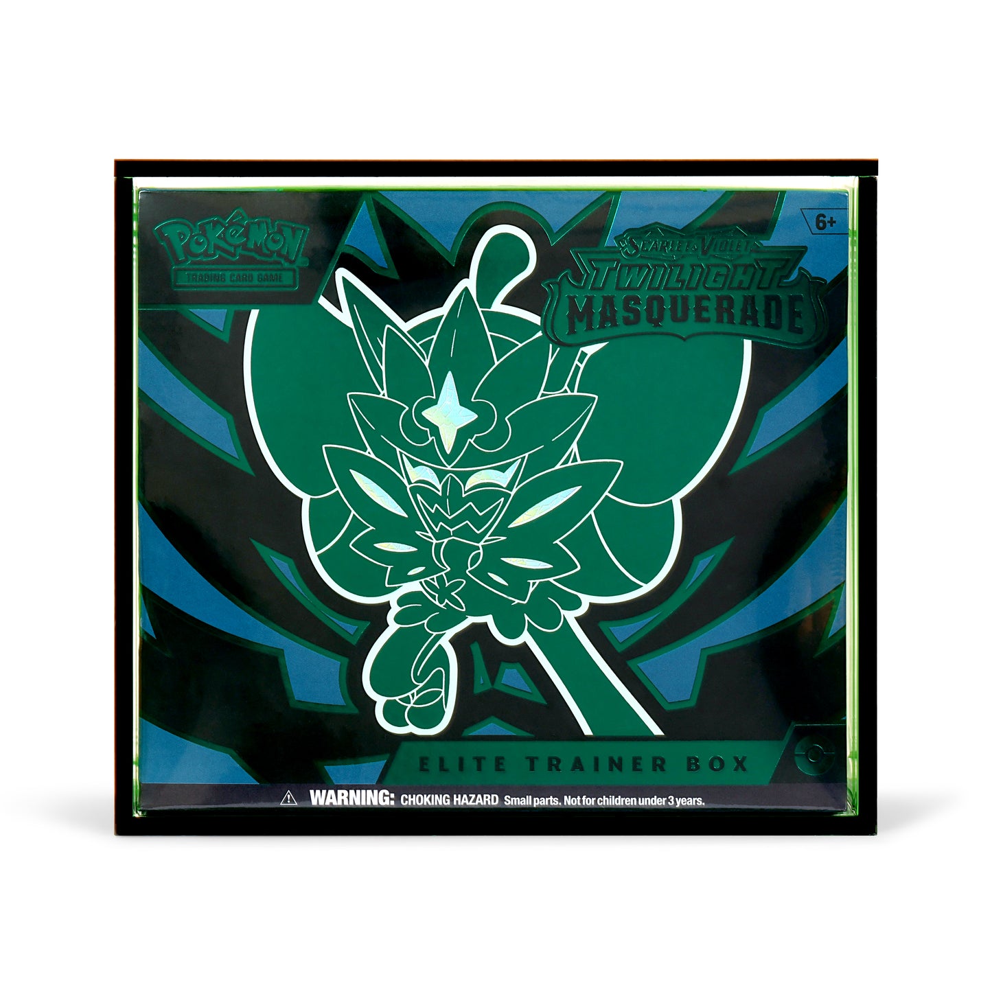 Emerald Green Acrylic ETB Case With Magnetic Lid