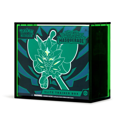 Emerald Green Acrylic ETB Case With Magnetic Lid