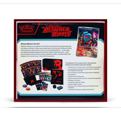 Ruby Red Acrylic ETB Case With Magnetic Lid