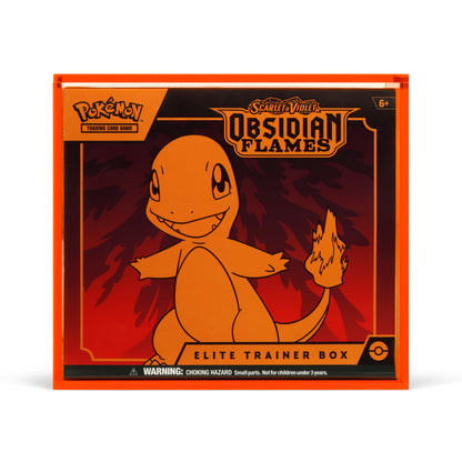 Orange Acrylic ETB Case With Magnetic Lid