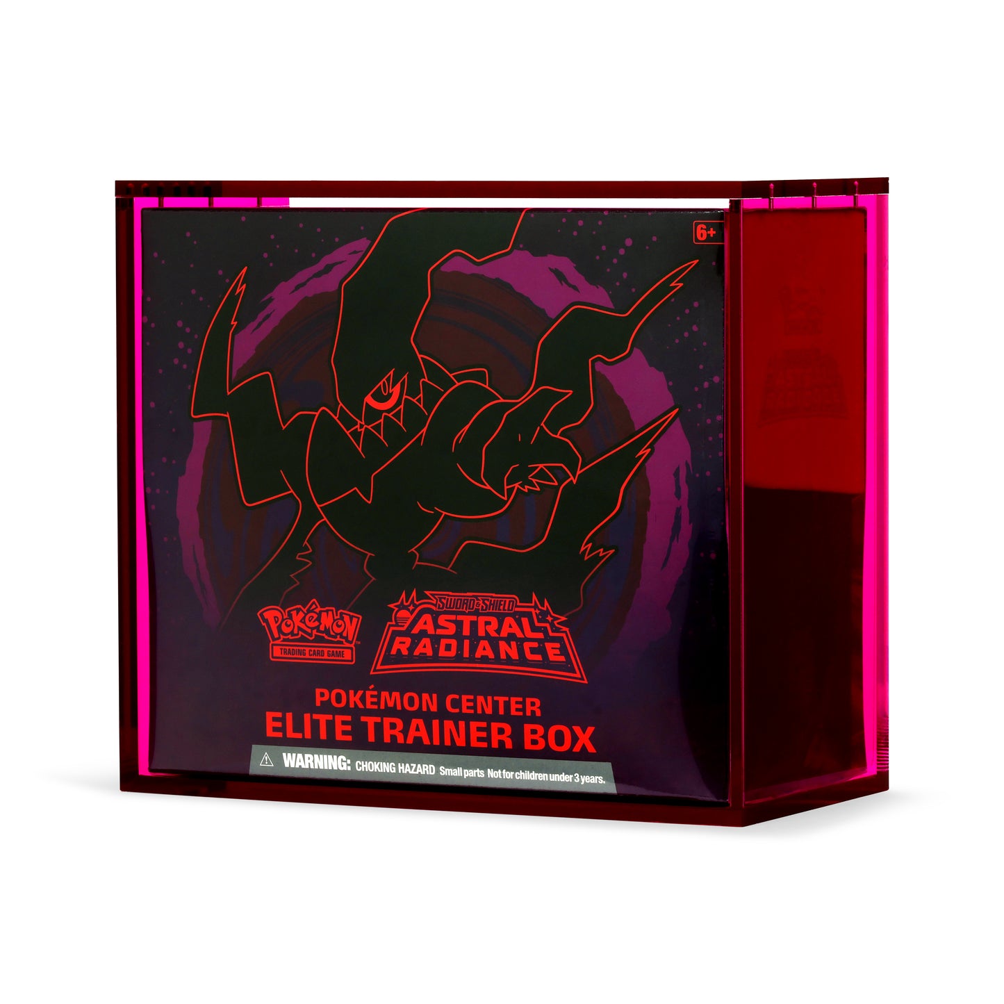 Phantom Purple Acrylic Display Case for Pokémon Elite Trainer Boxes With Magnetic Lid