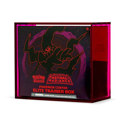 Phantom Purple Acrylic Display Case for Pokémon Elite Trainer Boxes With Magnetic Lid