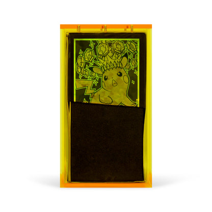 Electric Yellow Acrylic ETB Case With Magnetic Lid