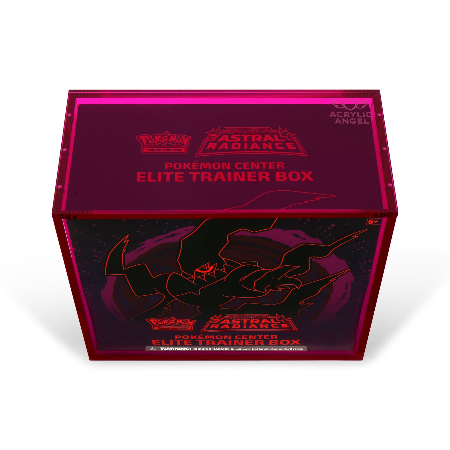 Phantom Purple Acrylic Display Case for Pokémon Elite Trainer Boxes With Magnetic Lid