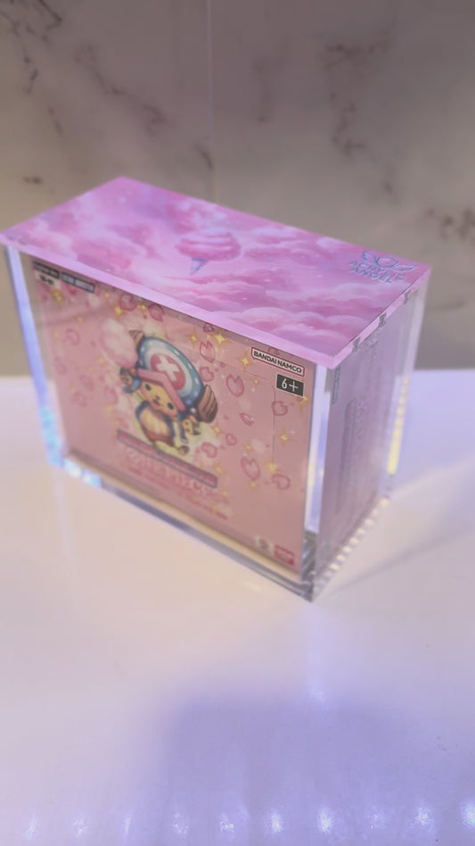 Cotton Candy One Piece Booster Box Acrylic Case Limited Edition